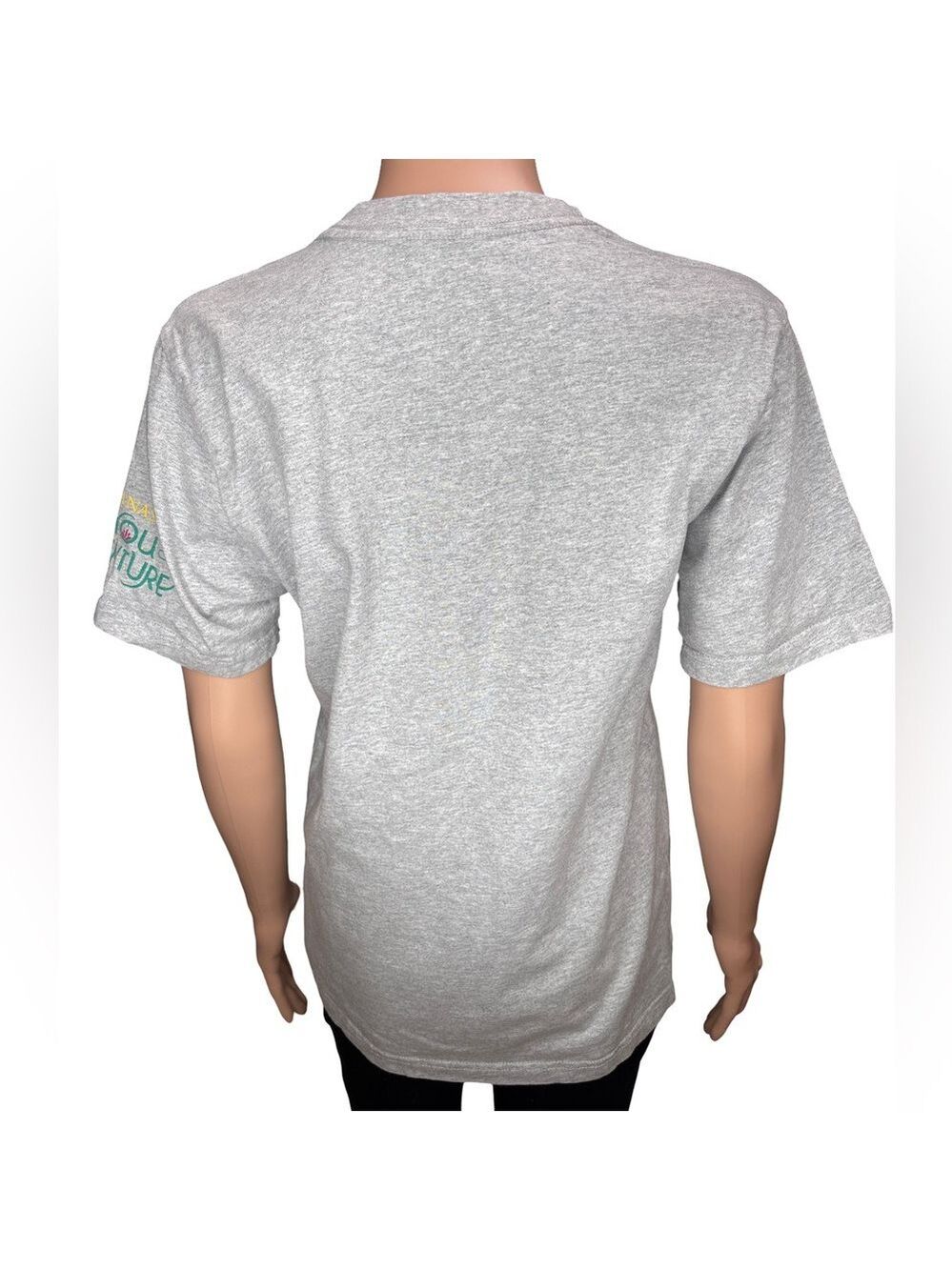 Disney Gray 'Shortcut to the Bayou' Graphic Short Sleeve Cotton Tee Small - Picture 5 of 6